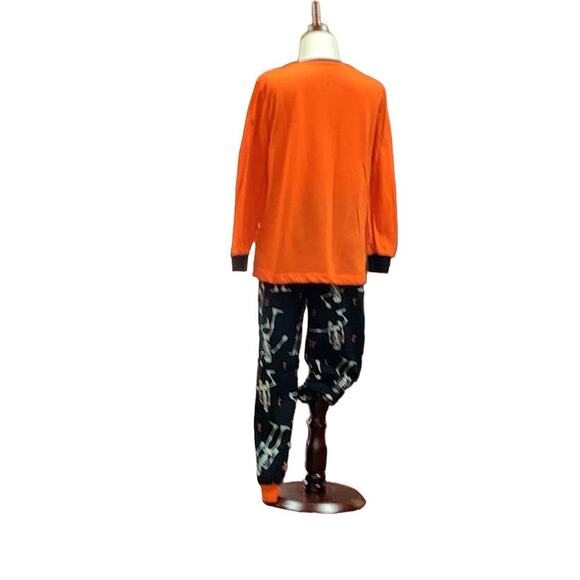 Girls Halloween Skeletons Pajama Set - Picture 4 of 11